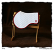 Custom saddle pad for model horses made by Jana Skybova